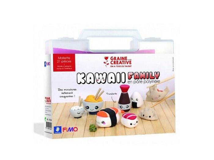 Achat Mallette Fimo - Kawaii Sushi family