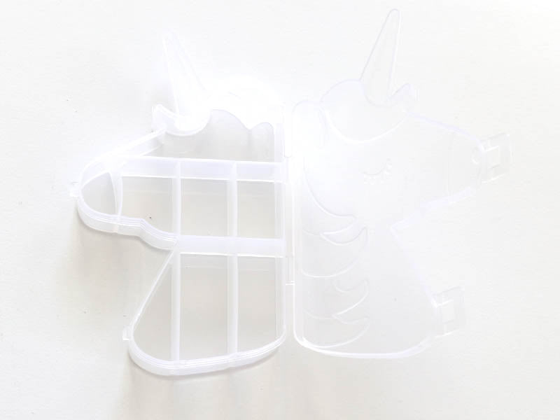 Achat Boite de rangement licorne avec ses 8 compartiments