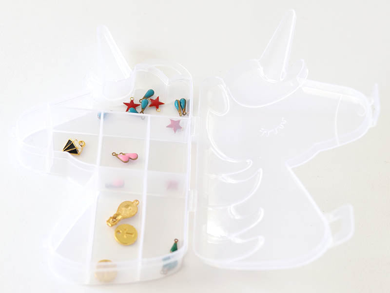 achat Boite de rangement licorne avec ses 8 compartiments