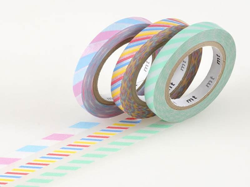 Achat Masking tape trio slim - Bicolore twist pastel