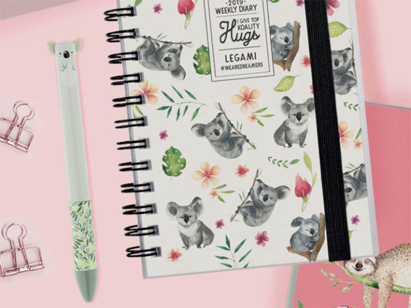 Achat Stylo bicolore bleu et vert - Koala