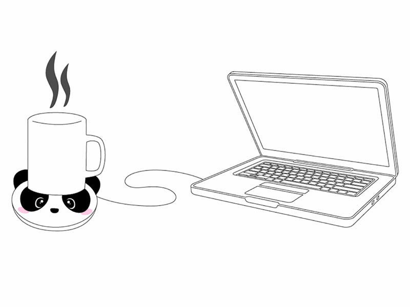 achat Chauffe-tasse - Panda - Legami