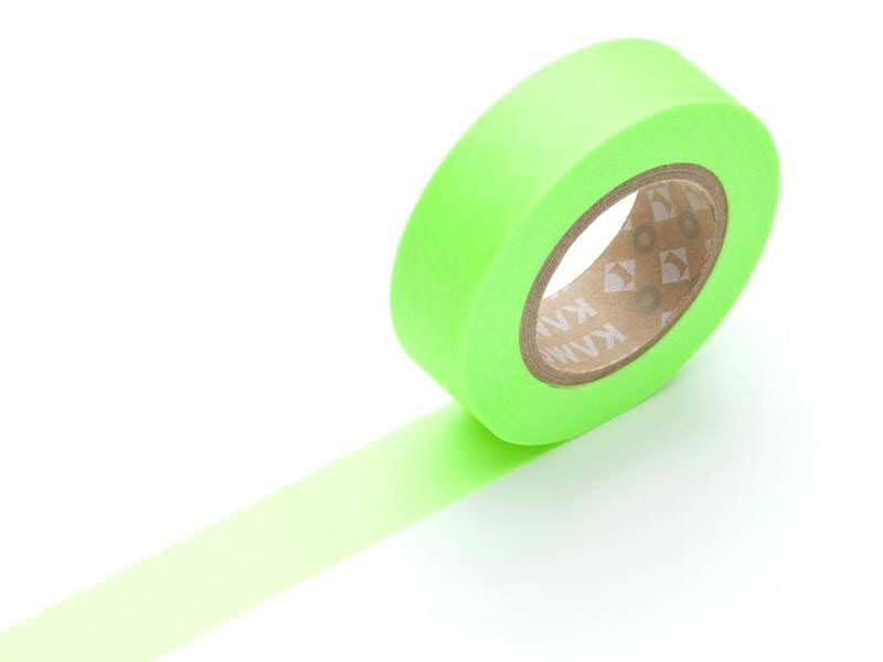 Achat Masking tape uni - vert fluo