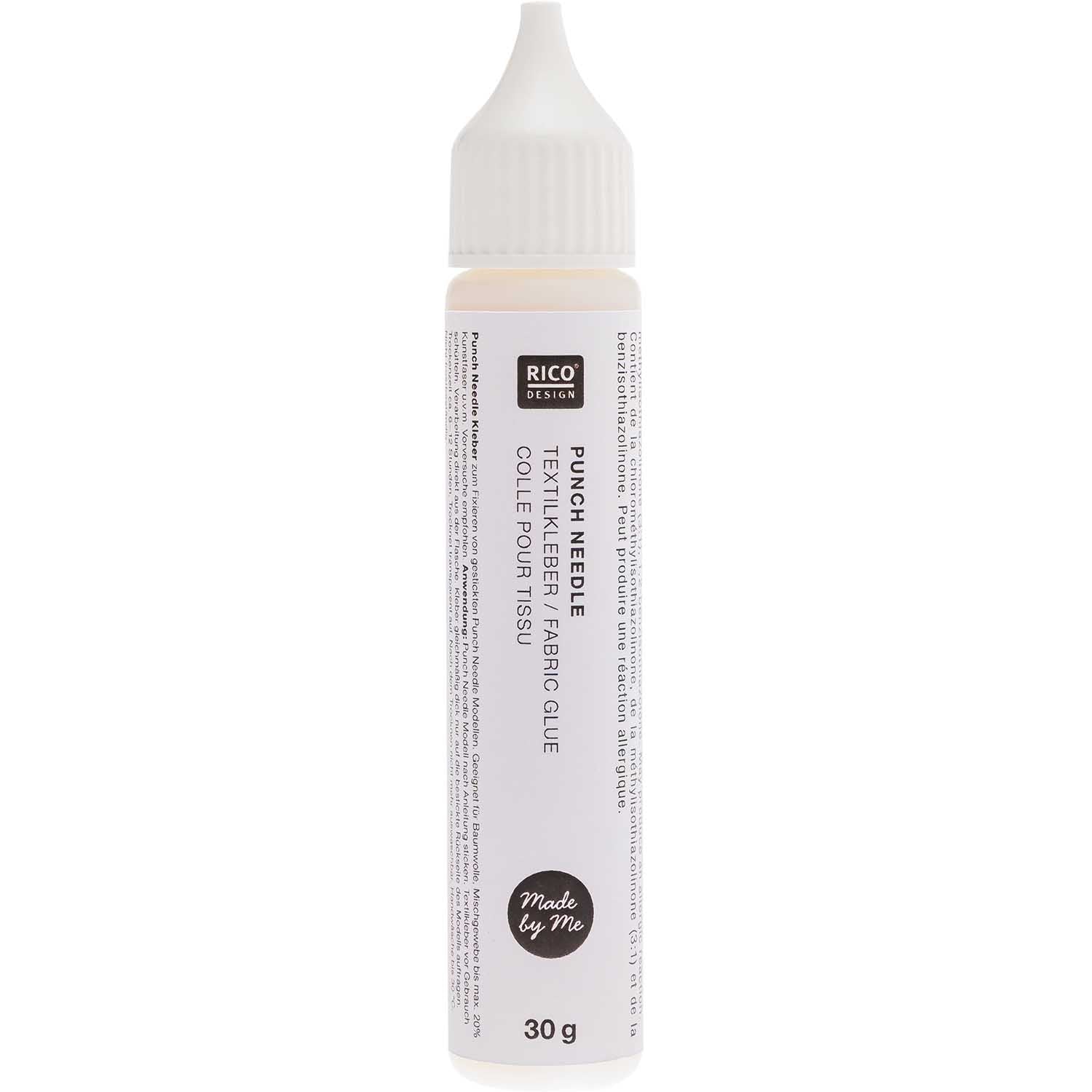 Achat Tube de colle pour Tissu 30g - Punch Needle - Rico Design