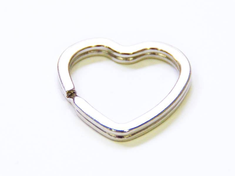 Achat 1 anneau à porte clefs - coeur