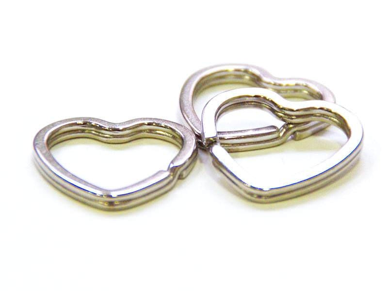 Achat 1 anneau à porte clefs - coeur