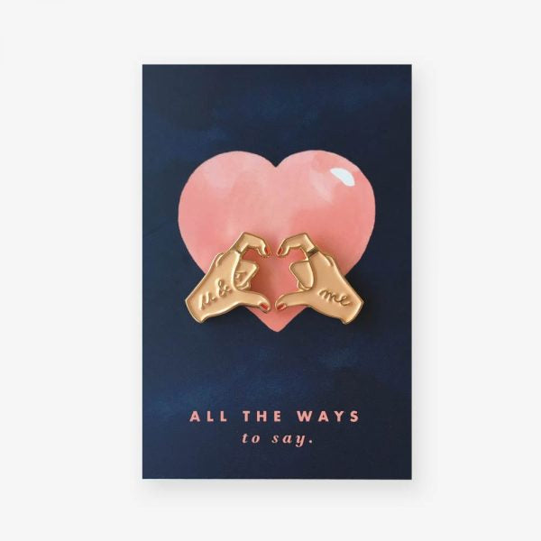 achat Pin's Hands of love - ATWS