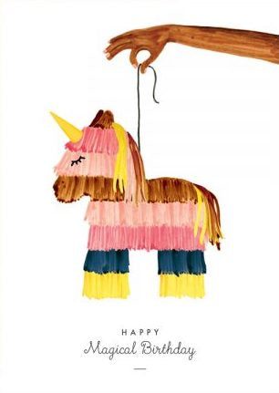 Achat Carte aquarelle - Piñata - ATWS