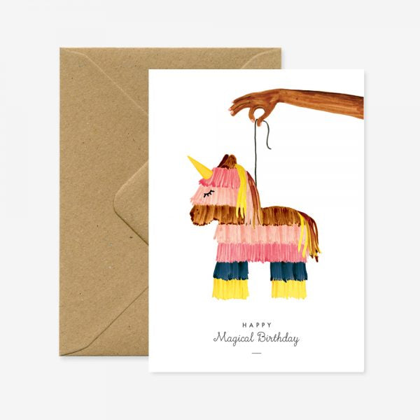 Achat Carte aquarelle - Piñata - ATWS