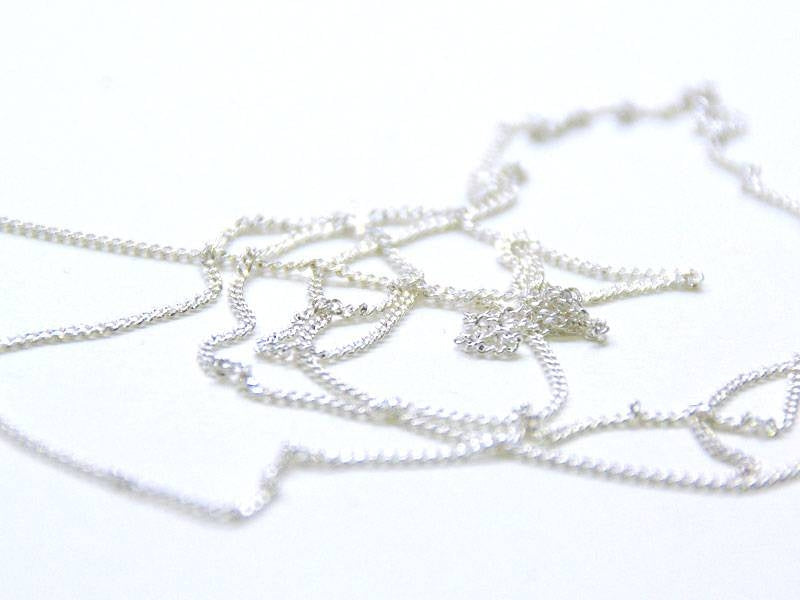 Achat Chaine gourmette 1 mm argent clair x 20 cm