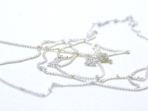 Achat Chaine gourmette 1 mm argent clair x 20 cm