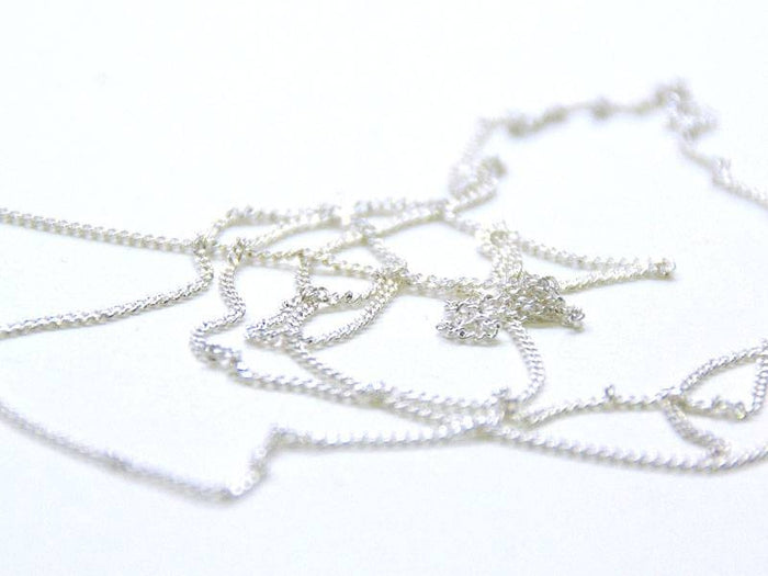 Achat Chaine gourmette 1 mm argent clair x 20 cm