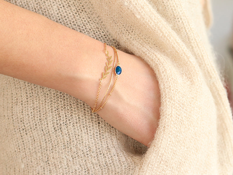 Achat Bracelet multi-rangs Chloé - Kit bijoux précieux dorés à l'or fin
