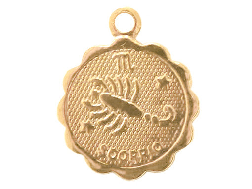 Achat Médaille astro OR FIN - Scorpion