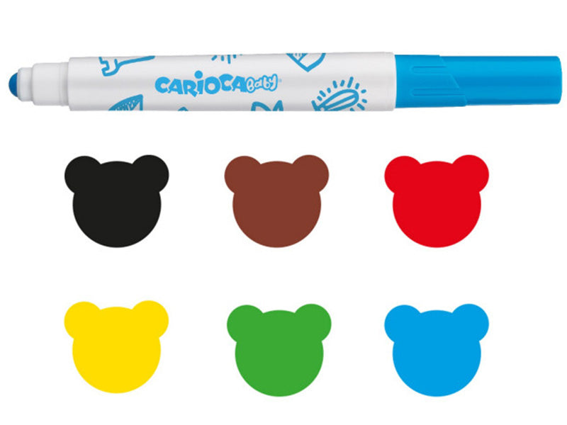 achat Set de 6 feutres 2+ - Carioca Baby