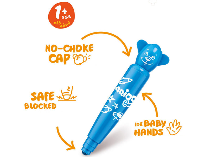 achat Set de 12 feutres marqueurs 1+ - Carioca Baby Teddy