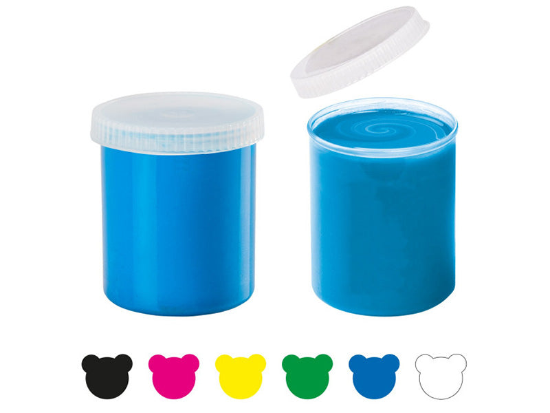 Achat Set de 6 peintures à doigts - 6 x 80 ml
