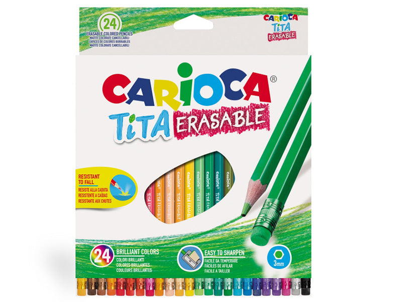 Achat 24 crayons de couleur - Carioca Tita
