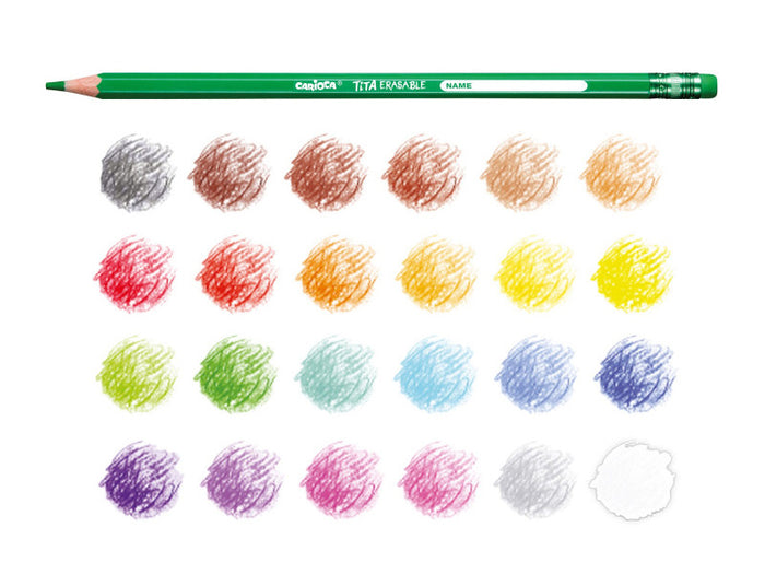 Achat 24 crayons de couleur - Carioca Tita