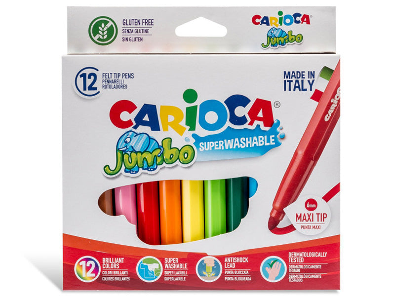 Achat Pochette de 12 feutres Jumbo - Carioca