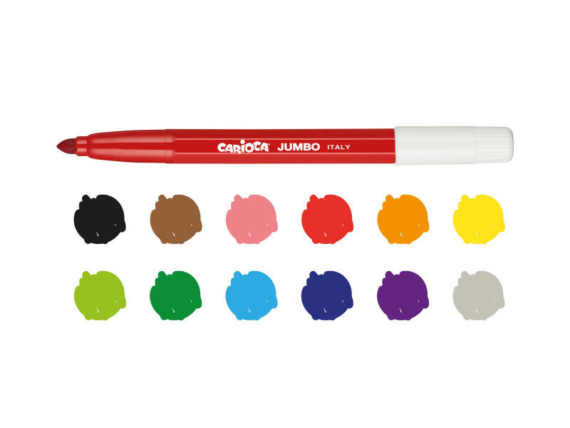 achat Pochette de 12 feutres Jumbo - Carioca