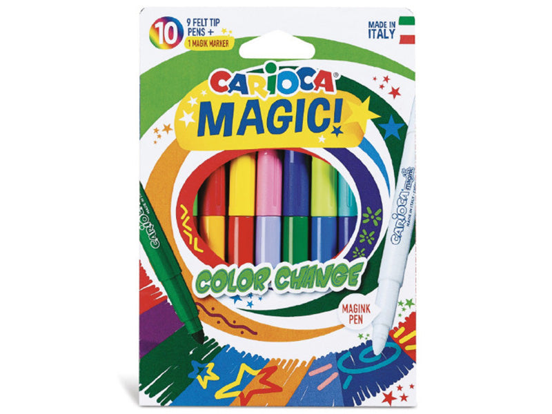 Achat Pochette de 10 feutres à l'encre magique - Carioca Magic Color Change