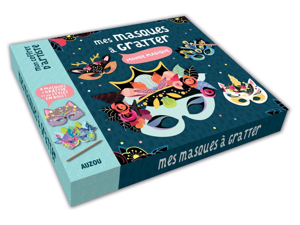 Achat Coffret mes masques à gratter