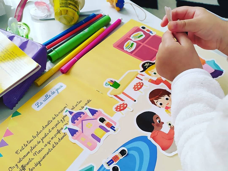Achat Cahier Mes 500 autocollants - princesses