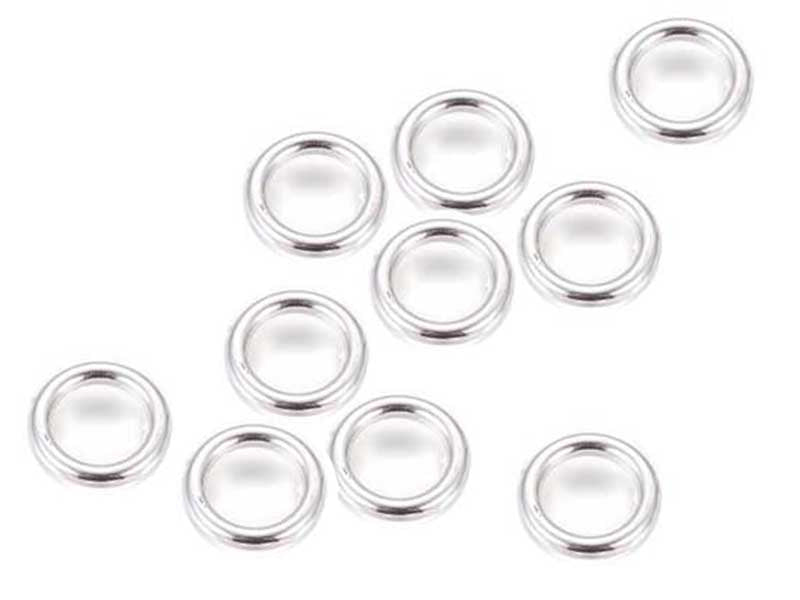 achat 10 anneaux 5mm - flash argent 925