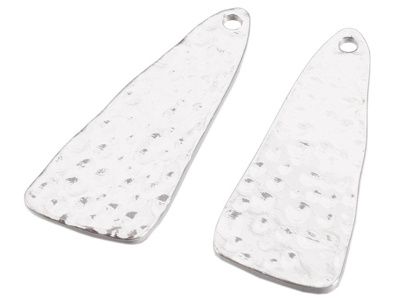 achat Pendentif martelé triangulaire - flash argent 925