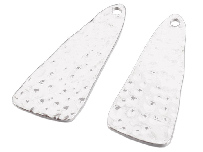 Achat Pendentif martelé triangulaire - flash argent 925