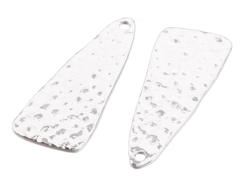 achat Pendentif martelé triangulaire - flash argent 925