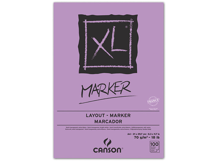 Achat Bloc XL Marker Canson A4 - 70g/m²