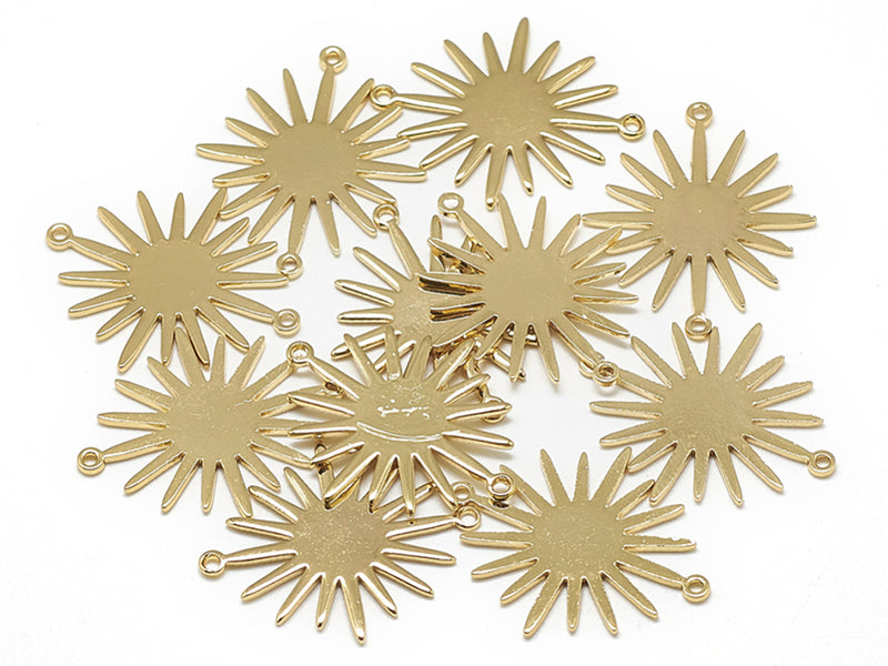 achat Pendentif soleil - doré à l'or fin