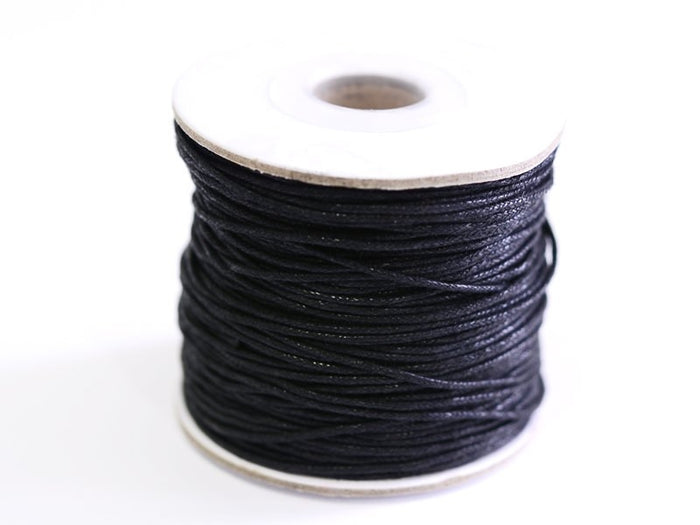 Achat 1 m de fil de coton ciré - noir