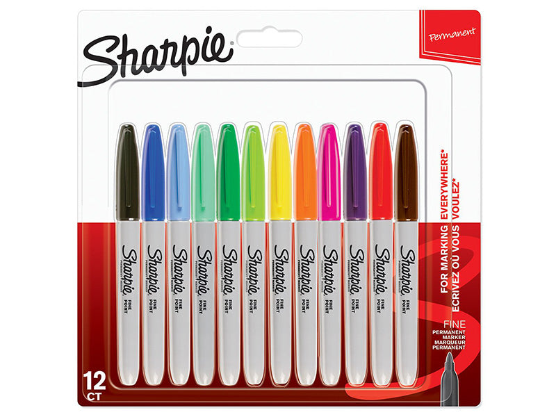 achat Lot de 12 marqueurs Sharpie - pointe fine