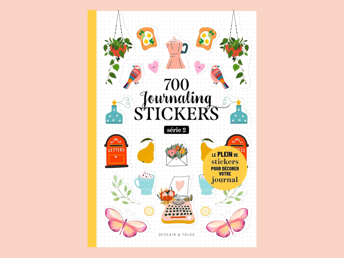 achat Cahier journaling de 700 stickers - Série 2