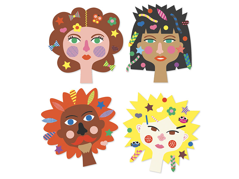 achat Créer avec des stickers - Coiffeur