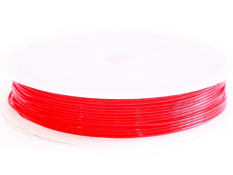 Achat 5 m de fil élastique 0,8 mm - rouge