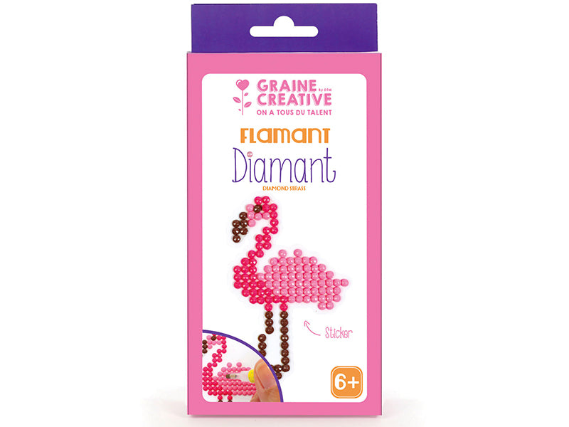Achat Kit Diamant mosaïque - Flamant rose