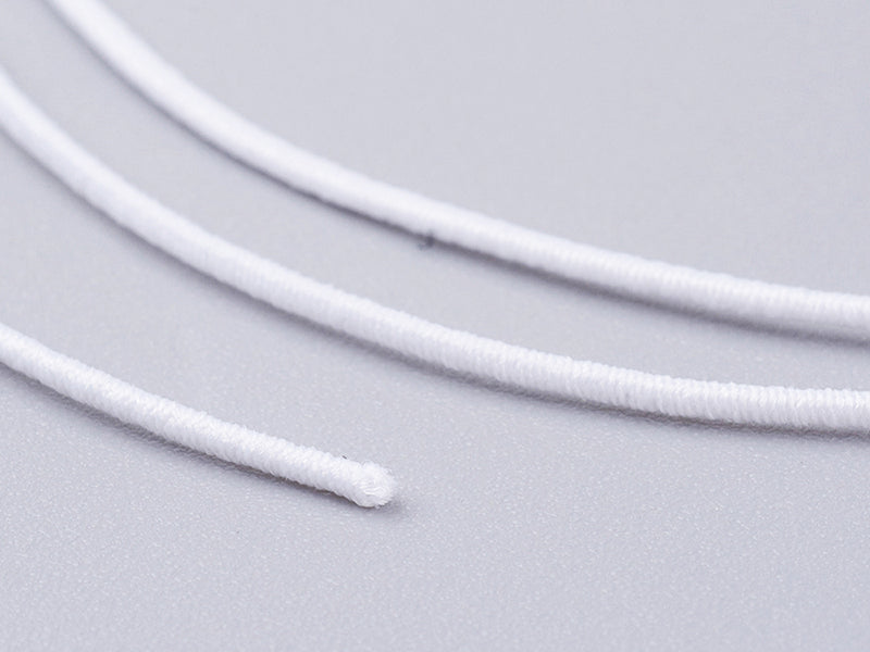 achat Bobine de 15 mètres de fil élastique blanc - diamètre 1mm - adapté pour coudre des masques COVID-19