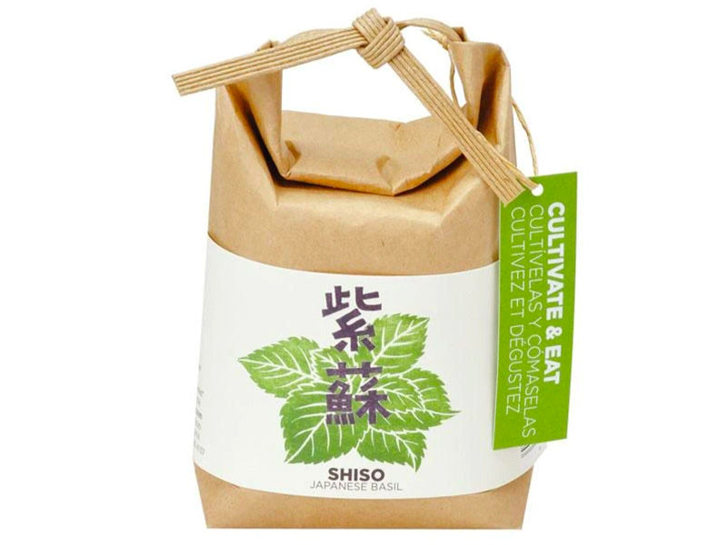 Achat Kit "Cultivez et mangez" - shiso / pérille - Petit sac japonais pour faire pousser une plante