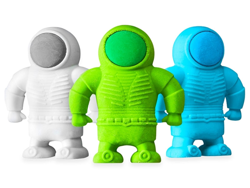 Achat 3 gommes astronautes