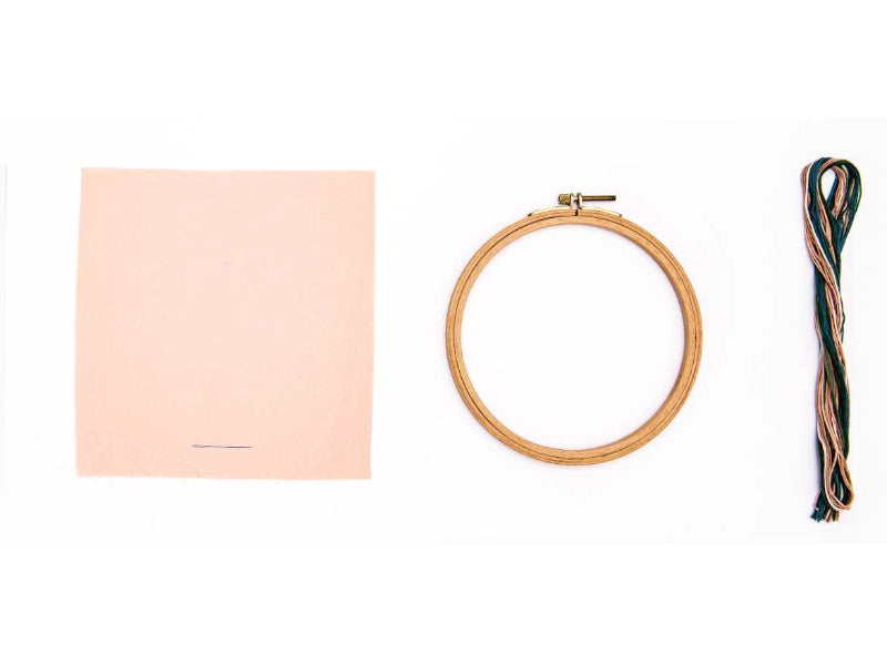achat Kit de broderie traditionnelle - botanique par Slow evenings