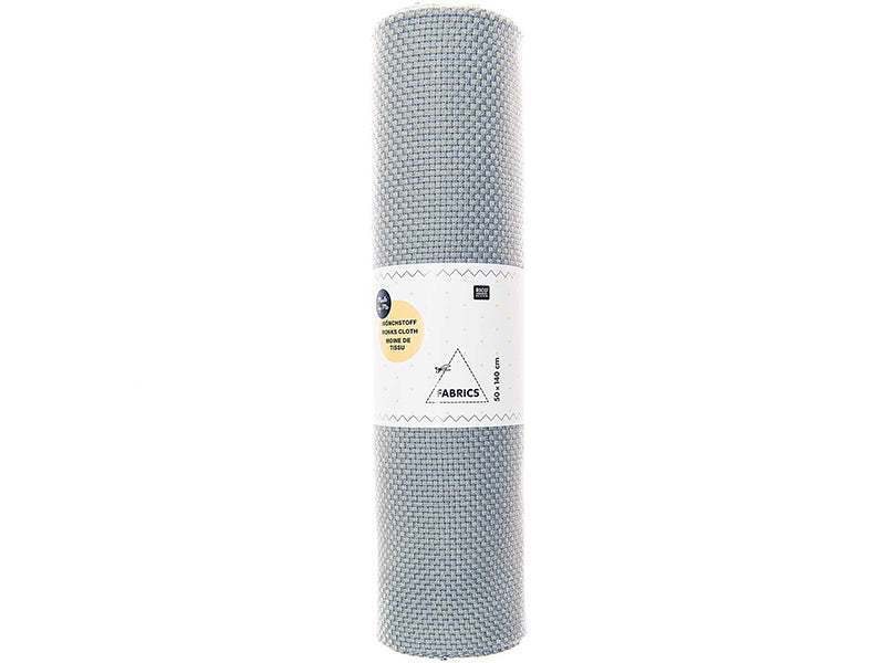 Achat Coupon de toile de moine pour punch needle - 50 x 140 cm - gris