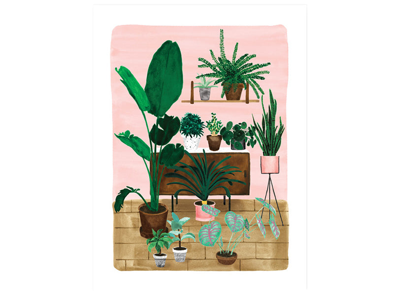 Achat Affiche aquarelle - Living room - 18 x 24 cm - ATWS