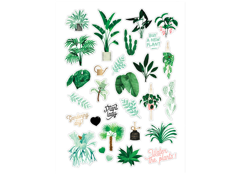 Achat Set de 3 planches de stickers :  végétal, pink mood et rouge passion - ATWS