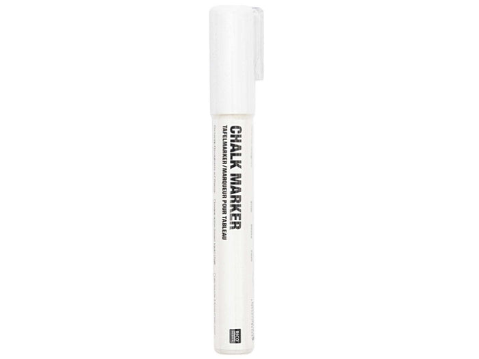 Achat Marqueur craie pour dessiner sur les vitres et les ardoises - blanc