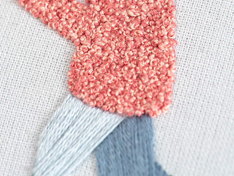 achat Kit de broderie traditionnelle - "plant lady" - la jeune fille au cactus par Slow evenings
