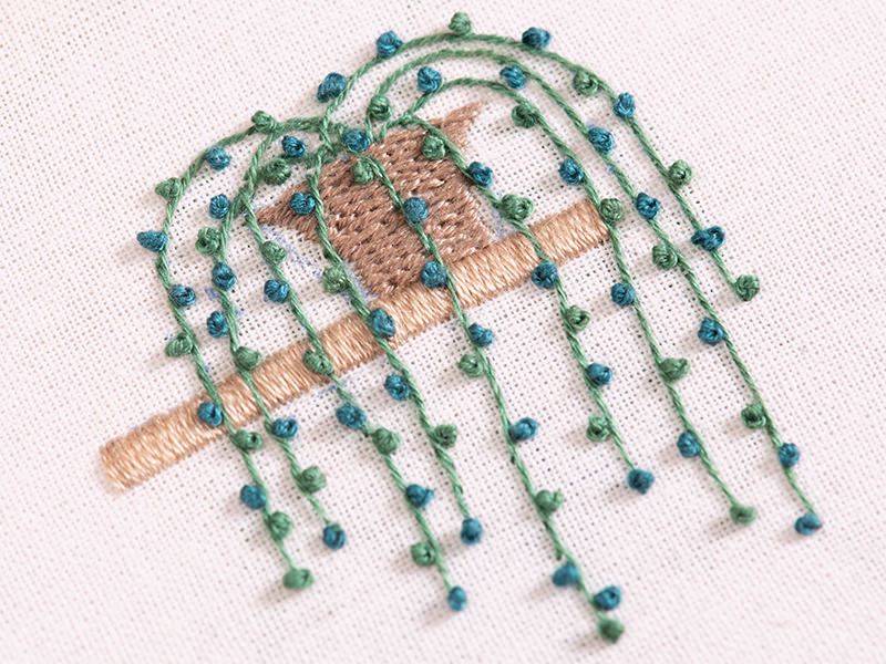 achat Kit de broderie traditionnelle - botanique par Slow evenings